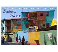 Buenos Aires (Tischkalender 2026 DIN A5 quer), CALVENDO Monatskalender: Buenos Aires - die faszinierende Stadt des Tangos