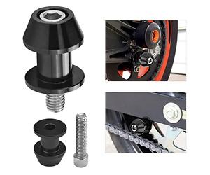 BUENTYA 2 Pezzi Nottolini M8 Nottolini Cavalletto Moto M8 Coppia Nottolini Cavalletto Moto 8MM Bobina Forcellone Adattatori Bobina Moto per Moto Bilanciere Posteriore Filettato