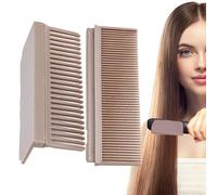 Buerfu Accessorio pettine per piastra per capelli, pettine per lisciatura da barbiere - Accessorio per clip pettine per piastra per capelli da barbiere - Strumento pigro per lisciare i capelli con