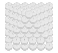 Buerfu di - 100 senza fumo senza gocciolamento - decorative in paraffina a bagliore decorativo per illuminare la tua casa