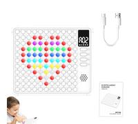 Buerfu Giochi Di Scacchiera Intelligente - Educativo Interattivo Divertente,Elettronico Cinque in Linea Giochi di | Per Bambini Natale Compleanno Halloween Famiglia Casa Scuola Viaggio Festa Serata