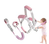 Buerfu Imbracatura per bambini con guinzaglio, guinzaglio fosforescente al buio, cinturino da polso anti-smarrimento, sicurezza per bambini, supporto per camminare, cintura di sicurezza per bambini
