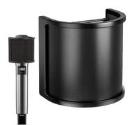 Buerfu Paravento Per Microfoni Filtro Metallico Per Microfono | Copertura Antirumore con Schermo Portatile per Streaming, Studio Domestico, Podcast, Karaoke e Musica