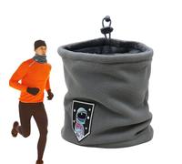 Buerfu Scaldacollo da uomo, in pile polare, copertura per il collo, per donne e uomini, inverno freddo, sci, moto, corsa, campeggio, attività all'aperto, equitazione, escursionismo, caccia, Grigio