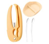 Buerfu Schiacciagranchi | Utensili Per Frutti Di Mare | Set Forchette Portatile per Estrazione Polpa per Giovani Anziani Adulti | Per Cucina Feste Ristorante Preparazione Dei Pasti Cena Famiglia
