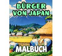 Bürger Von Japan Malbuch: Färbung Seiten, Die Einen Moment Aus Dem Leben Eines Japaners Einfangen Sowohl Modern Als Auch Historisch Männer Und Frauen ... Stressabbau | Kinder Erwachsene Jugendliche