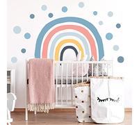 BuerHomie Adesivi Murali Bambini Arcobaleno Stickers Murali Bambini, Decorazioni per la Camera dei Bambini Maschio o Bimba