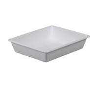 Bürkle Ciotola da laboratorio in polipropilene, colore bianco, capacità 1,5 l, lunghezza 180 mm, larghezza 240 mm