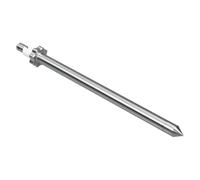 Bürkle Trapano in acciaio inox, capacità 110 ml, diametro 25 mm, lunghezza 400 mm