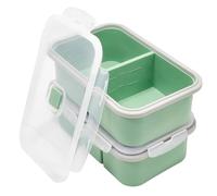 BUERPINKING Contenitori per congelatore per zuppe, vassoio in silicone per congelatore con coperchio, contenitori riutilizzabili impilabili per alimenti, per conservare brodo salsa yogurt, cubetti di