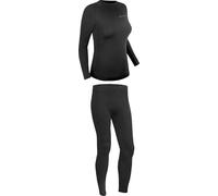 Büse 3D Comfort Set di biancheria intima funzionale da donna, nero, Taglia S