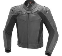 Büse Assen Giubbotto moto in pelle, nero, Taglia 28