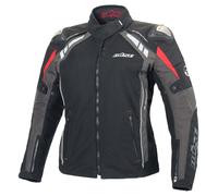 Büse B.Racing Pro Giacca tessile moto da donna, nero-grigio, taglia 38 per donne