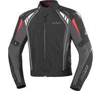 Büse B.Racing Pro Giacca moto in tessuto, nero-rosso, taglia 2XL