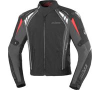 Büse B.Racing Pro Giacca moto in tessuto, nero/rosso, Taglia XS
