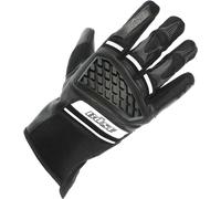 Büse Braga Guanti da moto, Bianco/nero, Taglia 12