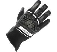 Büse Braga Guanti da moto da donna, Bianco/nero, Taglia 7