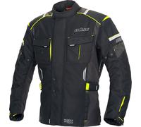 Büse Breno Pro, giacca tessile impermeabile L male Nero/Giallo Fluo