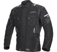 Büse Breno Pro Giacca tessile moto, nero-grigio, taglia 4XL per maschi