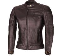 Büse Chester Giacca donna in pelle moto, Marrone scuro, Taglia 38
