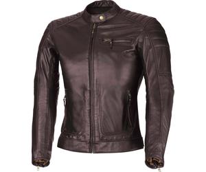 Büse Chester Giacca donna in pelle moto, Marrone scuro, Taglia 38