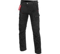 Büse Fargo Pantaloni tessili moto da donna, nero, Taglia 46
