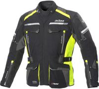 Büse Highland 2 Giacca tessile moto, nero-grigio-giallo, taglia 10XL per maschi