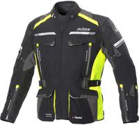 Büse Highland 2 Giacca tessile moto, nero-grigio-giallo, taglia 56 per maschi
