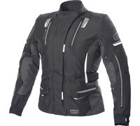Büse Jana Giacca tessile moto da donna, nero/grigio/bianco, Taglia 52