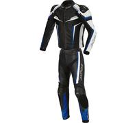 Büse Mille Abito in pelle moto a due pezzi, nero/blu, Taglia 58