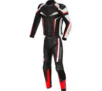 Büse Mille Abito in pelle moto a due pezzi, nero/rosso, Taglia 60