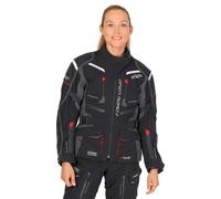 Büse Open Road II Tessuto Donna Giacca nero, taglia 58