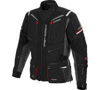 Büse Open Road III, giacca tessile impermeabile 7XL male Nero/Grigio Scuro/Rosso