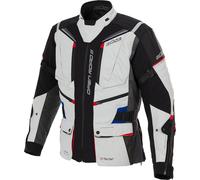 Büse Open Road III, giacca tessile impermeabile 60 male Grigio Chiaro/Nero/Blu/Rosso