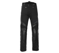 Büse Pantaloni Novaro in tessuto/pelle uomo nero, taglia 56