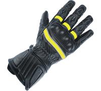 Büse Pit Lane Pro Guanti da moto da donna, nero/giallo, Taglia 7