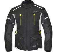 Büse Rider, giacca tessile impermeabile XXL male Nero/Grigio/Giallo Fluo