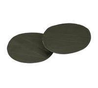 Büse Set Cover in pelle, nero per maschi