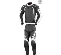 Büse Silverstone Pro, tuta in pelle 2pcs. 48 male Nero/Bianco/Grigio