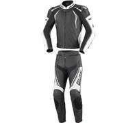 Büse Silverstone Pro Due pezzi signore vestito di cuoio, nero-bianco, taglia 42 per donne