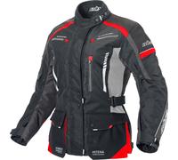 Büse Torino II Giacca tessile moto da donna, nero/rosso, Taglia 44