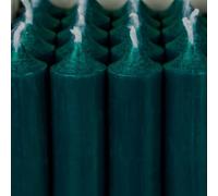 Bütic GmbH Candele colorate, 180 mm x 22 mm, durata: 8 ore, inodore, a bassa fuliggine con combustione senza residui, colore: blu oceano, set da 4 pezzi