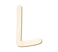 buetic GmbH in legno lettere - Comic Sans MS - Wunsch testo/SCRITTA con dimensioni a scelta, Legno, Großes L, 10 cm