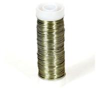 Bütic - Rocchetto di filo di ferro modellabile, diametro: 0,34 mm, lunghezza: 50 m, per bricolage champagne