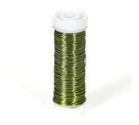 Bütic - Rocchetto di filo di ferro modellabile, diametro: 0,34 mm, lunghezza: 50 m, per bricolage Olive