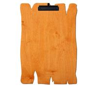 Bütic Toscana - Portablocco in legno per DIN A3 A4 A5 A6 in compensato di betulla da 3 mm e sigillato con vernice trasparente resistente, formato: A3 alto, morsetto: morsetto nero