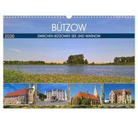 Bützow - Zwischen Bützower See und Warnow (Wandkalender 2026 DIN A3 quer), CALVENDO Monatskalender: Bützow - Zwischen Bützower See und Warnow