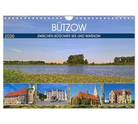 Bützow - Zwischen Bützower See und Warnow (Wandkalender 2026 DIN A4 quer), CALVENDO Monatskalender: Bützow - Zwischen Bützower See und Warnow