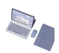 Bueuwe Custodia con Tastiera per Huawei MatePad T10 e T10s da 10,1 Pollici, Tastiera Bluetooth Wireless Staccabile, Mouse Bluetooth,Lavanda