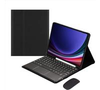 Bueuwe Custodia con Tastiera per Samsung Galaxy Tab S6 Lite 10.4" 2024/2022/2020 - Trackpad Multi-Touch, Custodia per Tablet Folio con Tastiera Wireless Rimovibile,Nero